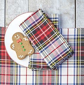 Scottish Plaid , Size: Napkin S/4