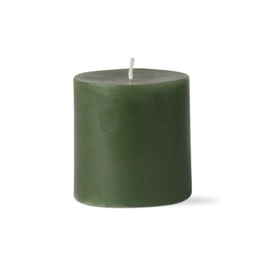 Evergreen Pillar Candle - , Size: 3x3