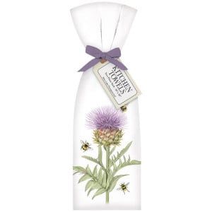 Tea Towel Set - , Color: Artichoke Bloom