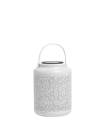 Sunburst Solar White LED Lantern - , Size: Small
