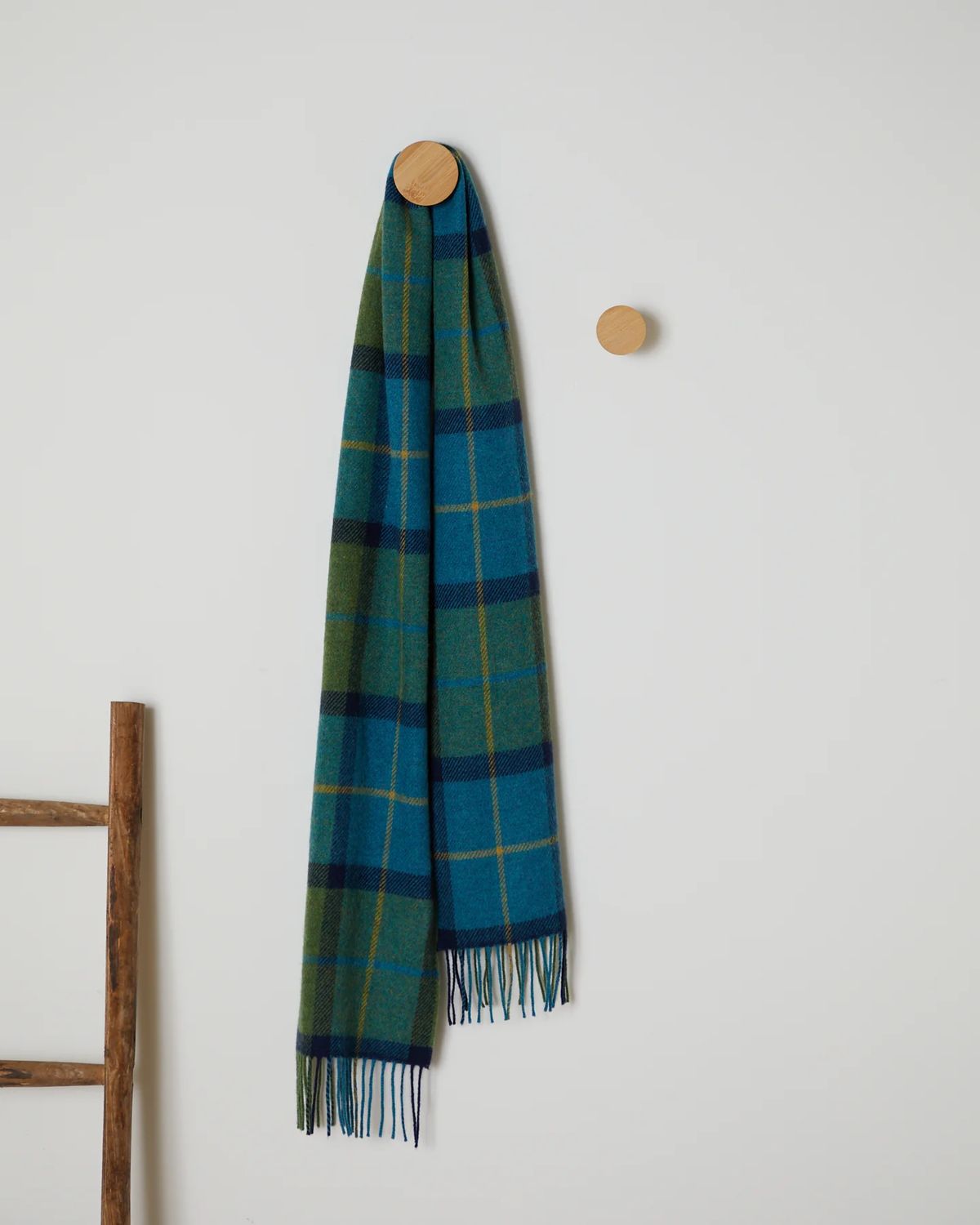 Foxford Lambswool Scarf - , Color: Shannon Check