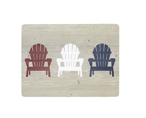 Muskoka Chair Cork Backed Placemat S/4
