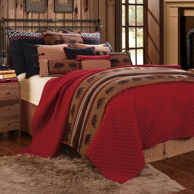 Houndstooth Bedskirt - Queen