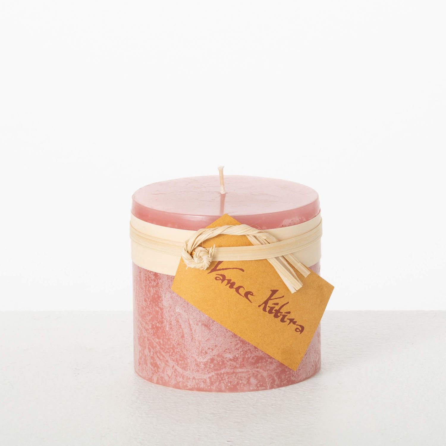 Pink Lemonade Timber Candle - , Size: 3 X 3