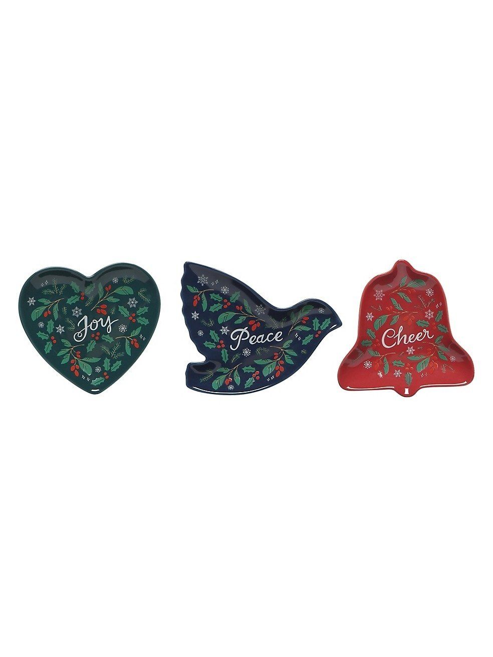 Peace &amp; Joy Shaped Dish