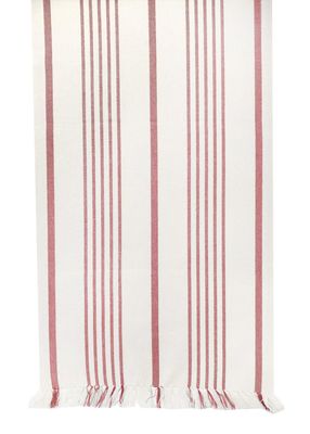 Soft Stripe Red Napkin S/4