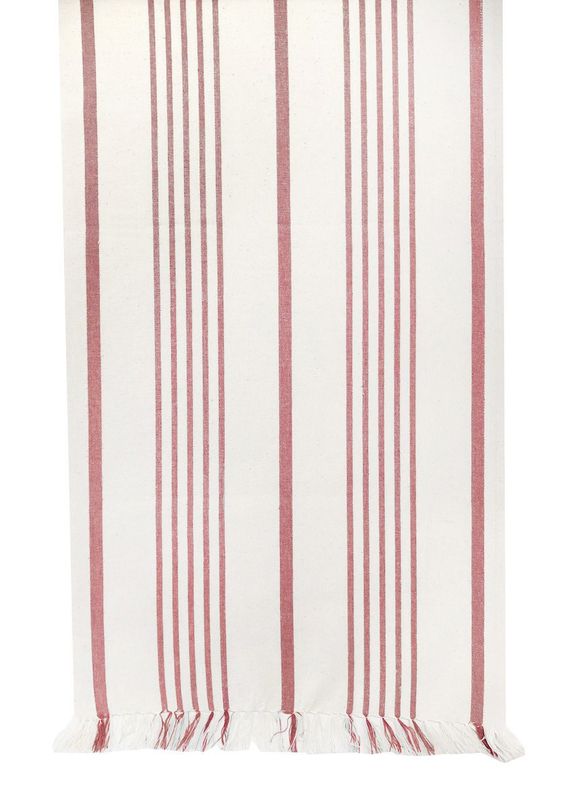 Soft Stripe Red Napkin S/4