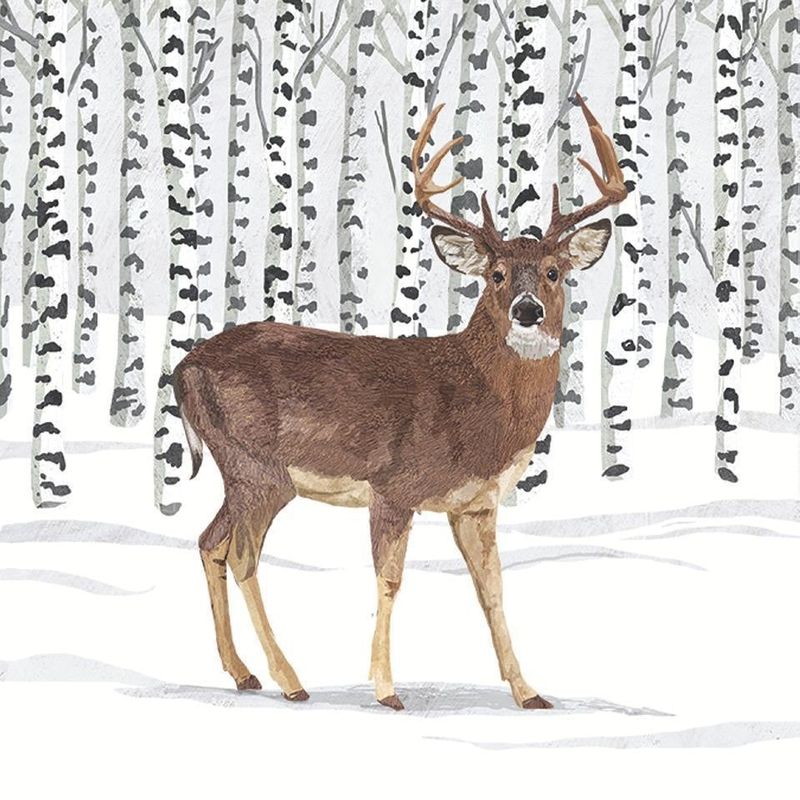 Beverage Serviette - Wilderness Stag