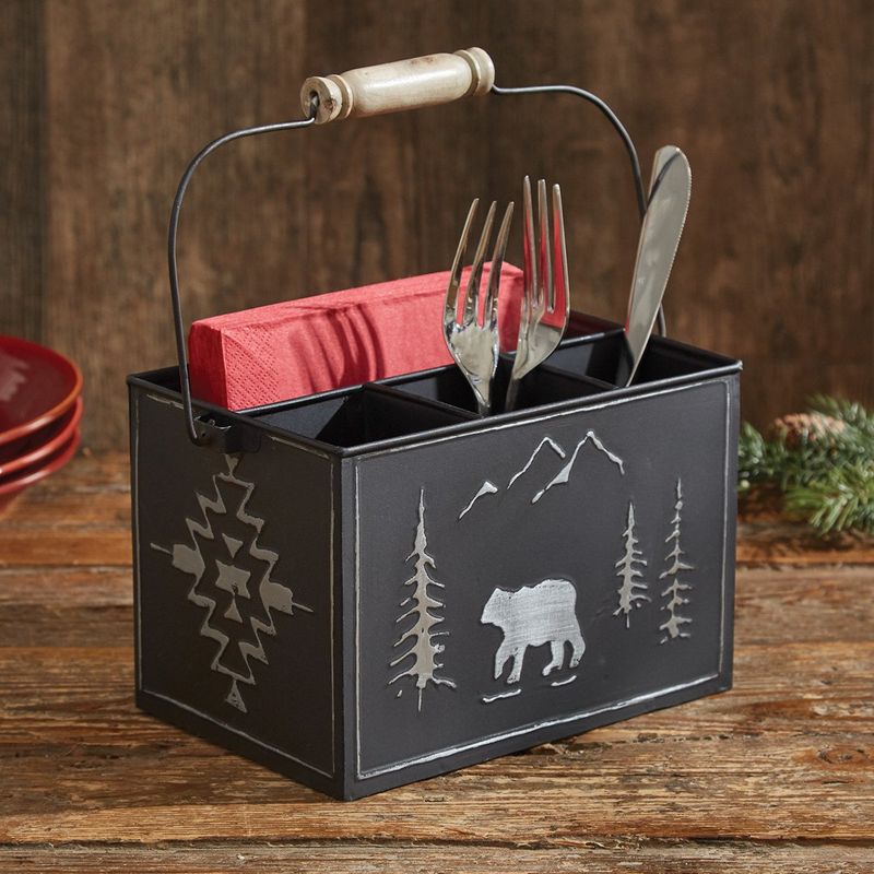 Black Bear Utensil Caddy