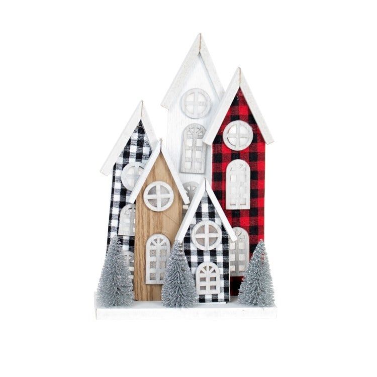 Large LED Winter Village