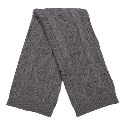 Jesmond Grey Throw - 50&quot; X 60&quot;