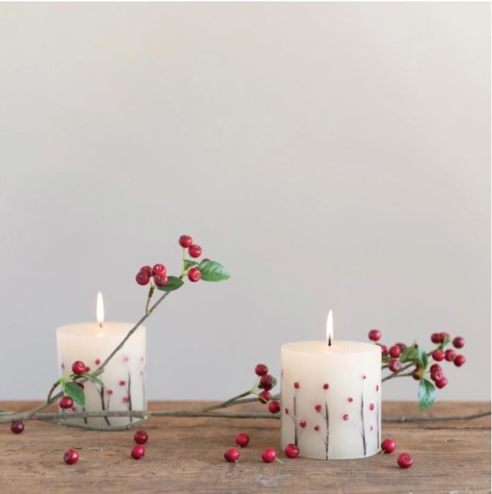 Berries &amp; Cinnamon Candle - 4 x 4