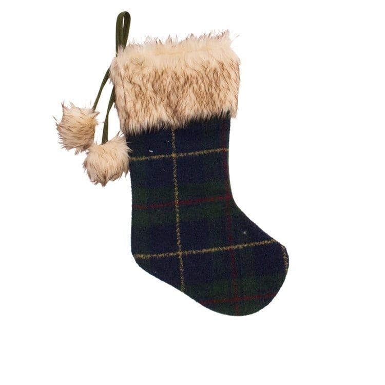 Blue Edinburgh Stocking
