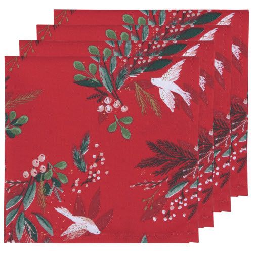 Winterbough Napkin S/4