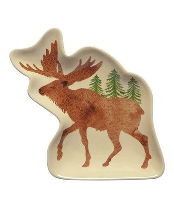 Winter Moose - Shaped Dish