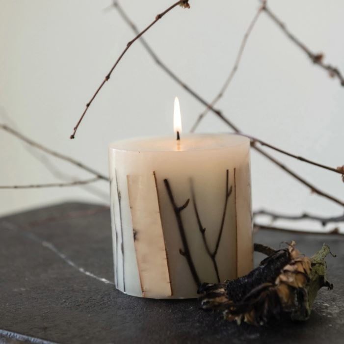 Birch &amp; Cinnamon Candle - 4 x 6