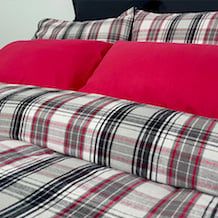 Spencer Flannel Duvet Set - Queen