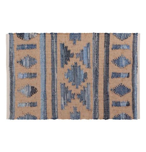 Chindi Leather Rug - Drift