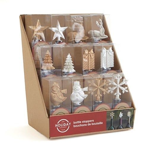 Holiday Brushed Bottle Stopper