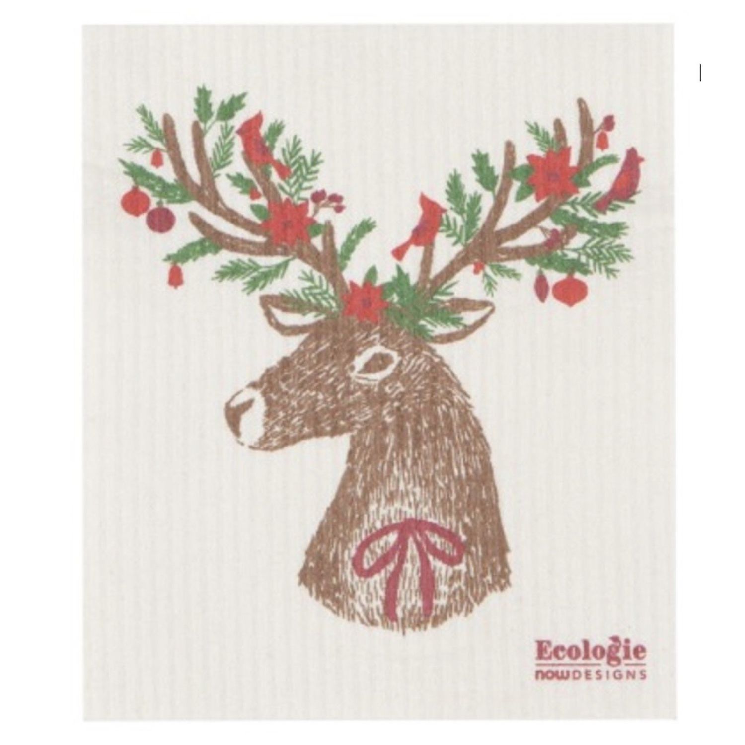 Swedish Dishcloth - Dasher Deer
