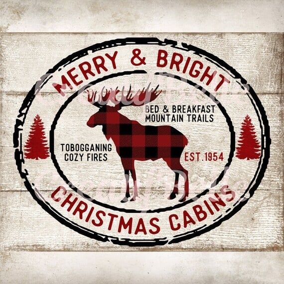 Holiday Moose Tray - Large (Tri)