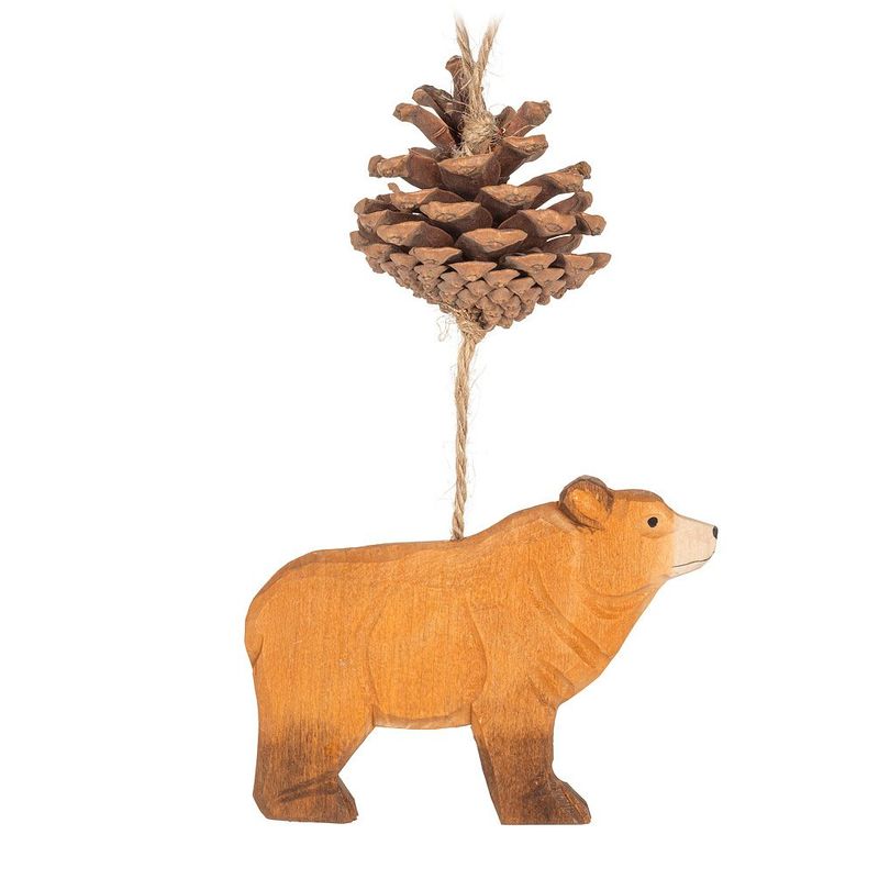 Bear &amp; Pinecone Ornament