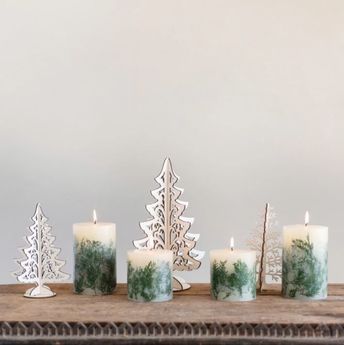 Fir &amp; Cedar Candle - 4 x 4