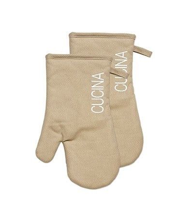 Cucina Oven Mitt Set - Tan