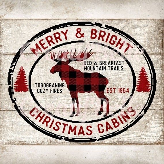 Holiday Moose Tray - Small (Tri)