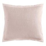 Waffle Weave Blush Euro Sham