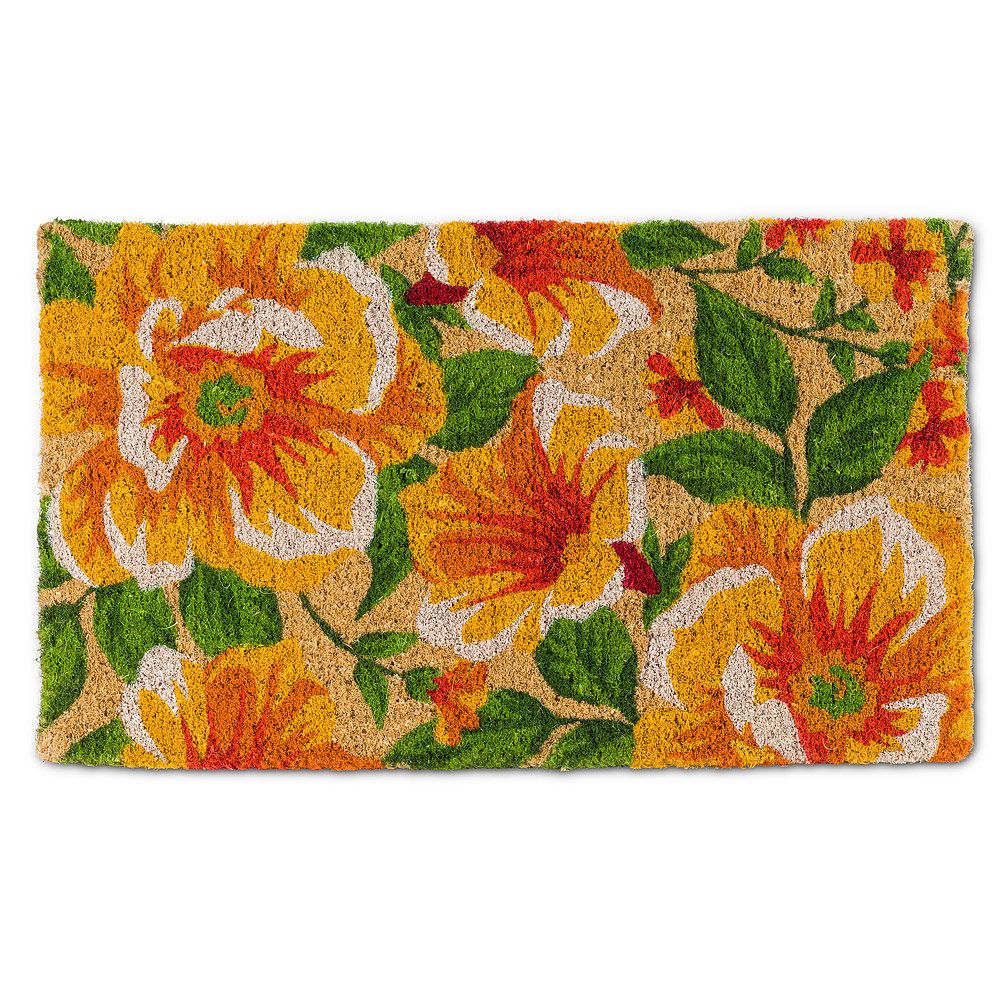 Floral Doormat - 18&quot; X 30&quot;