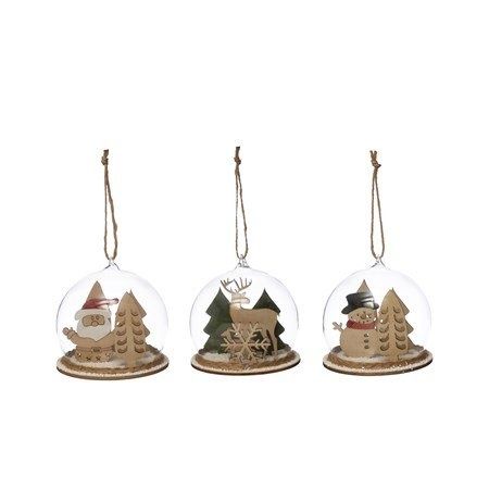 Round Glass Snow Globe