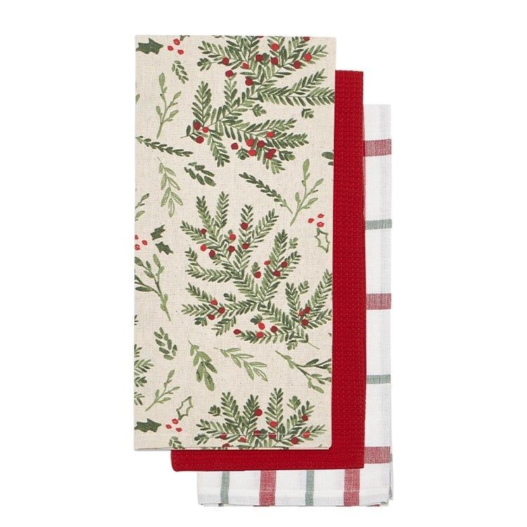 Holly - Teatowel S/3