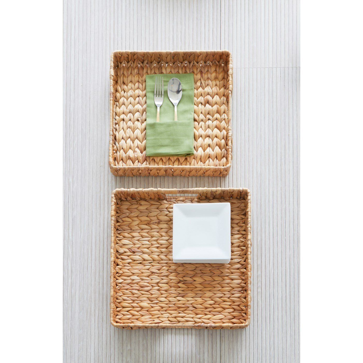 Palma Woven Square Tray - Large