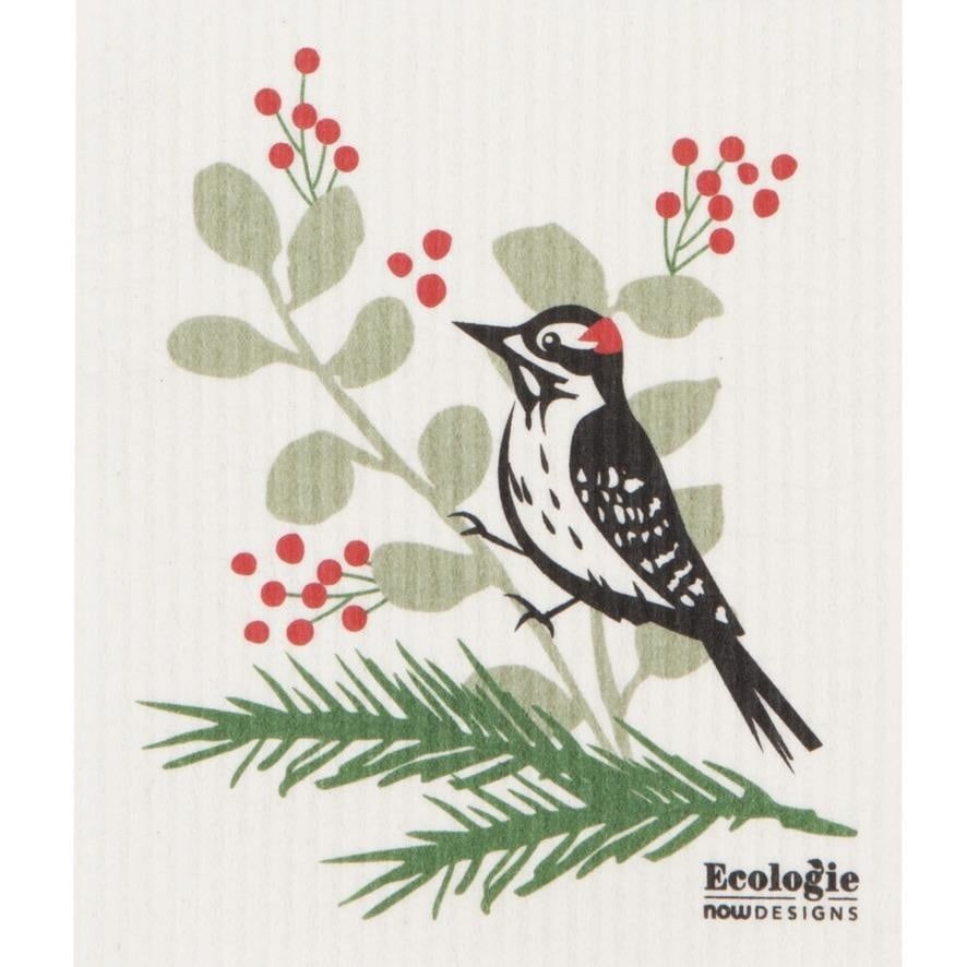 Swedish Dishcloth - Forest Woodpecker