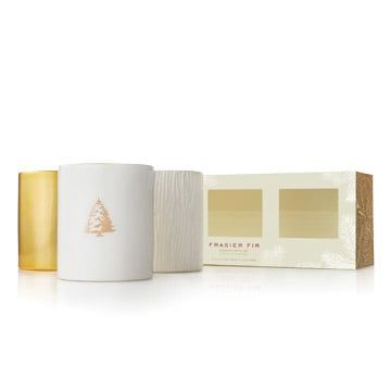 Frasier Fir Collection - Gilded Trio Candle Set