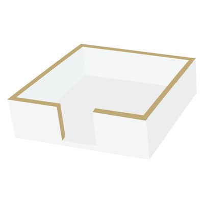 Beverage Napkin Holder - White