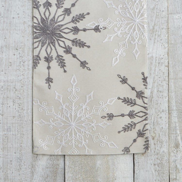 Nordic Snowflake Table Runner