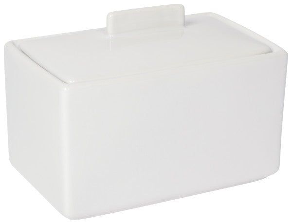 Butter Dish 1lb - White
