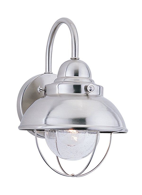 Sebring Wall Lantern - Brushed Steel