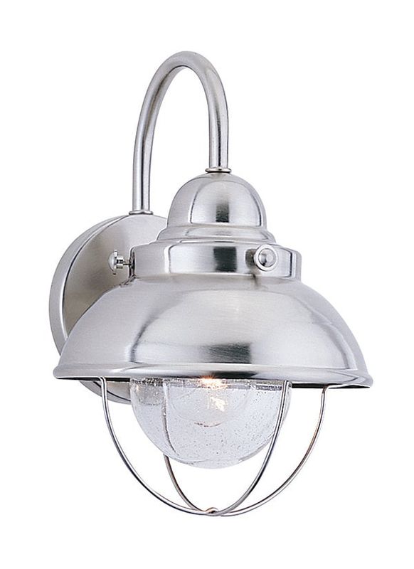 Sebring Wall Lantern - Brushed Steel