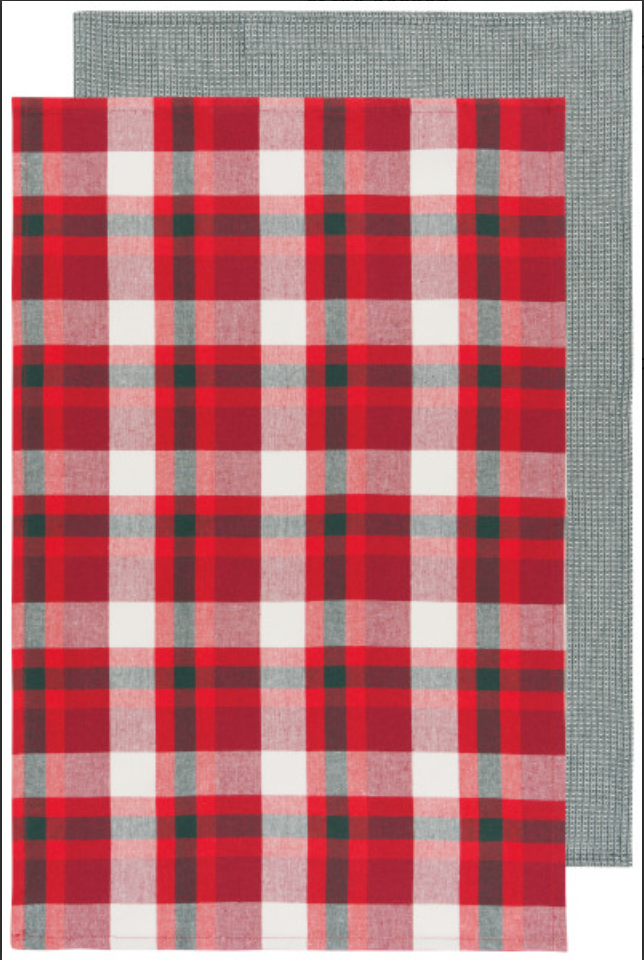 Tannenbaum Plaid - Tea Towel S/2