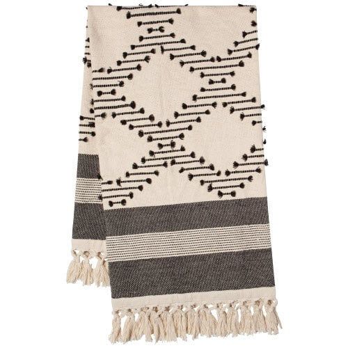 Elisa Throw - Natural/Black