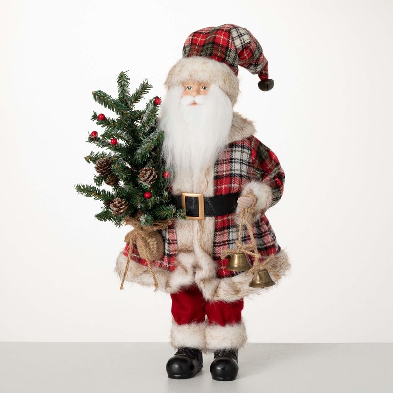 Woodland Plaid Santa