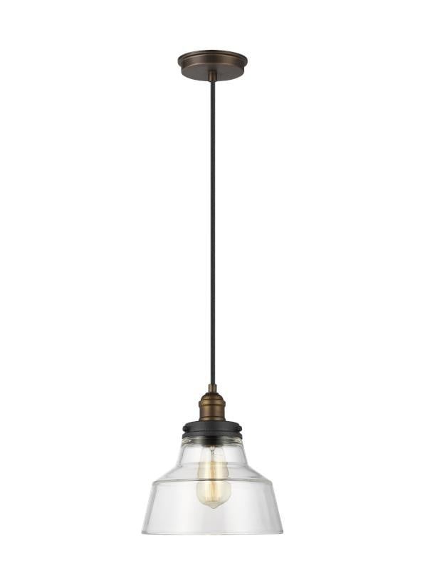 Baskin Chimney 1 Lt Pendant - Aged Brass
