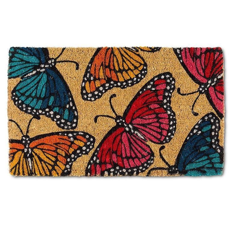 Multi Butterfly Doormat - 18 X 30