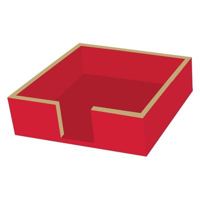 Beverage Napkin Holder - Red