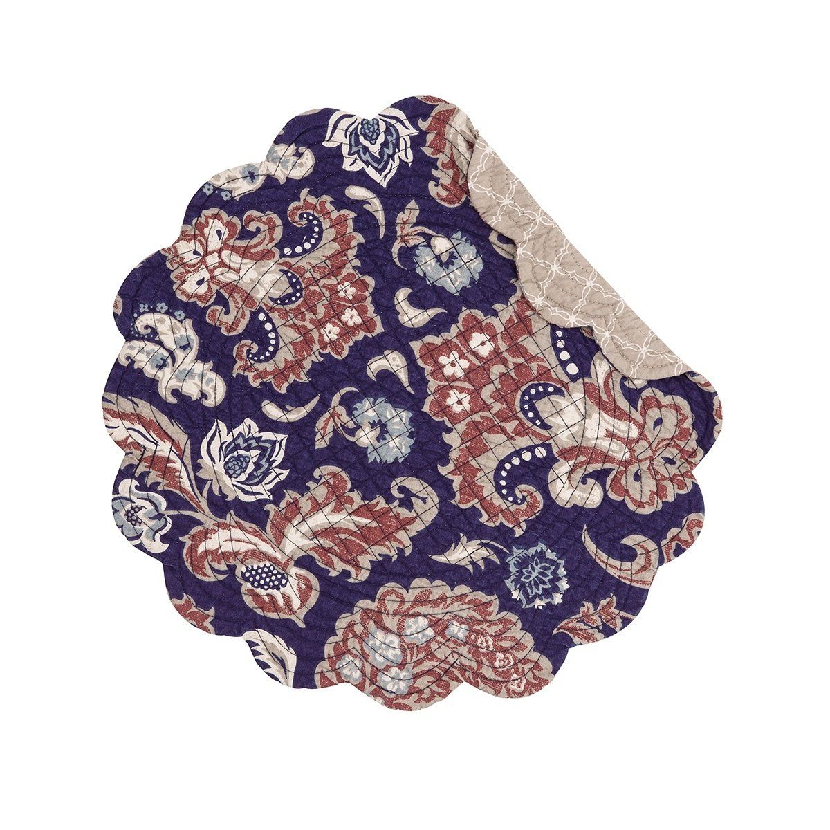 Rosamund Damask Round Placemat