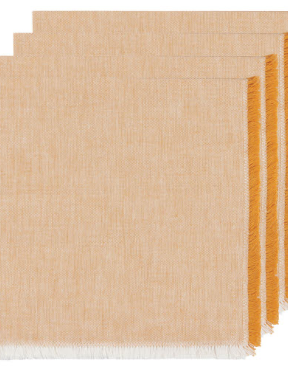 Chambray Heirloom Napkin S/4 - Ochre