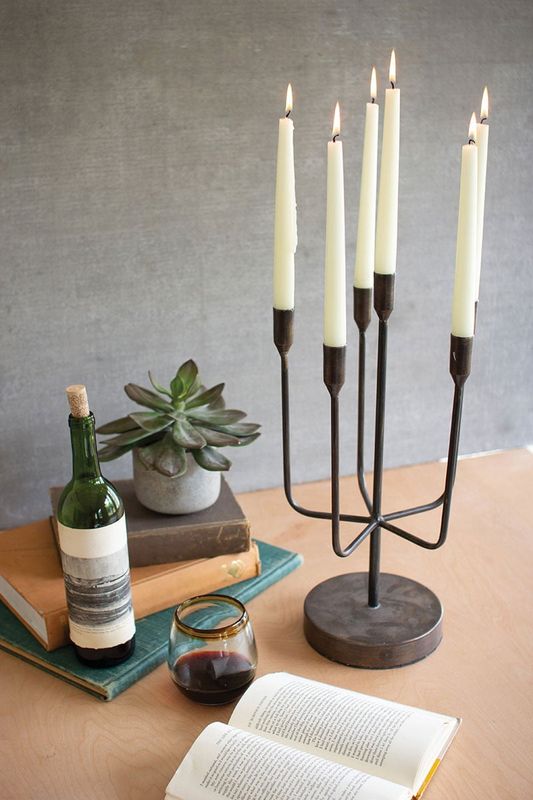 Antique Bronze Candelabra
